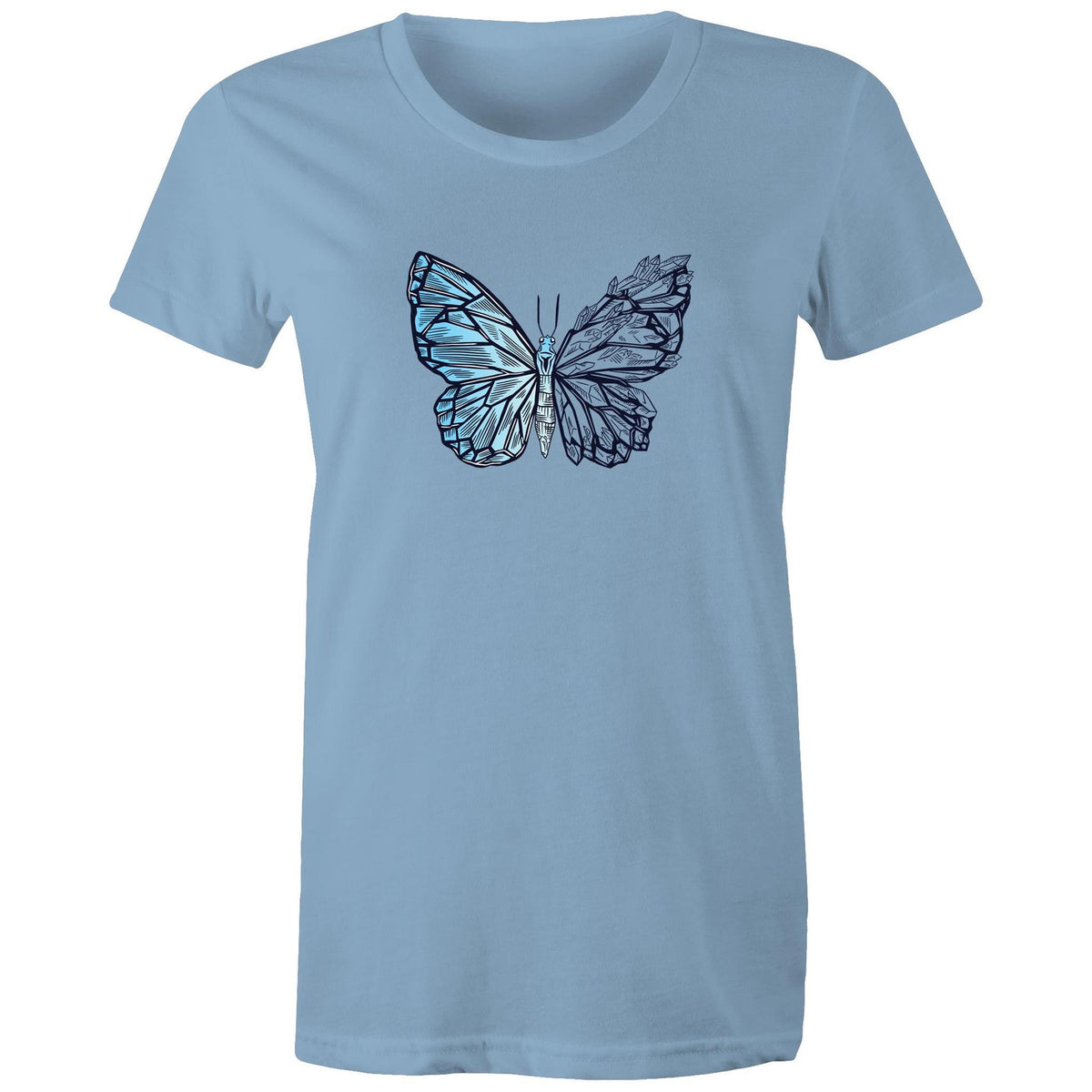 Women's Crystal Butterfly T-shirt