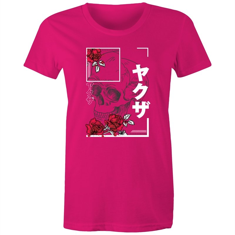 Women's Japanese Styled Skull T-shirt