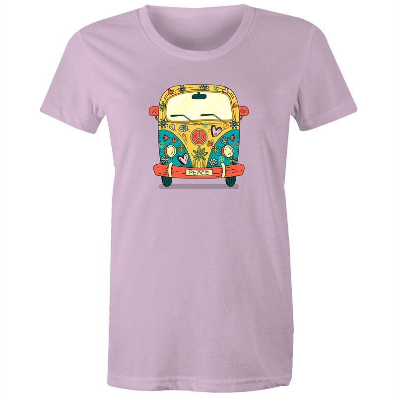 Women's Hippie Peace Van T-shirt