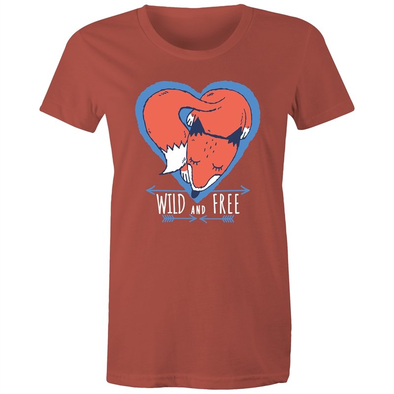 Women's Cute Wild And Free T-shirt