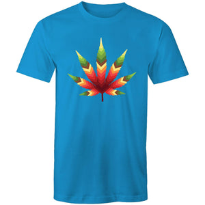 Men's Cannabis Leaf Art T-shirt