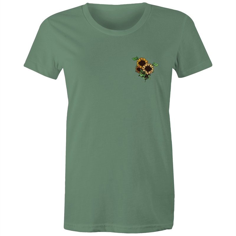 Women's Sunflower Pocket T-shirt