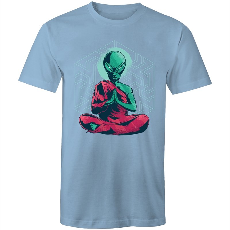 Men's Meditating Alien T-shirt