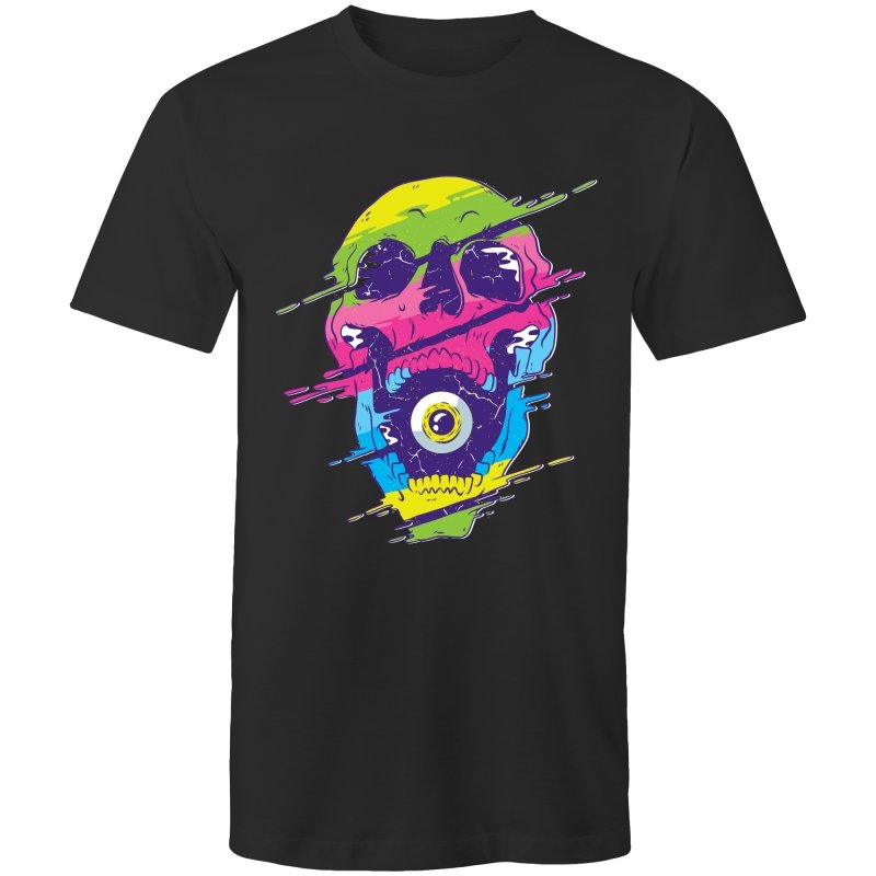 Men's Psychedelic Skull Speaker T-shirt