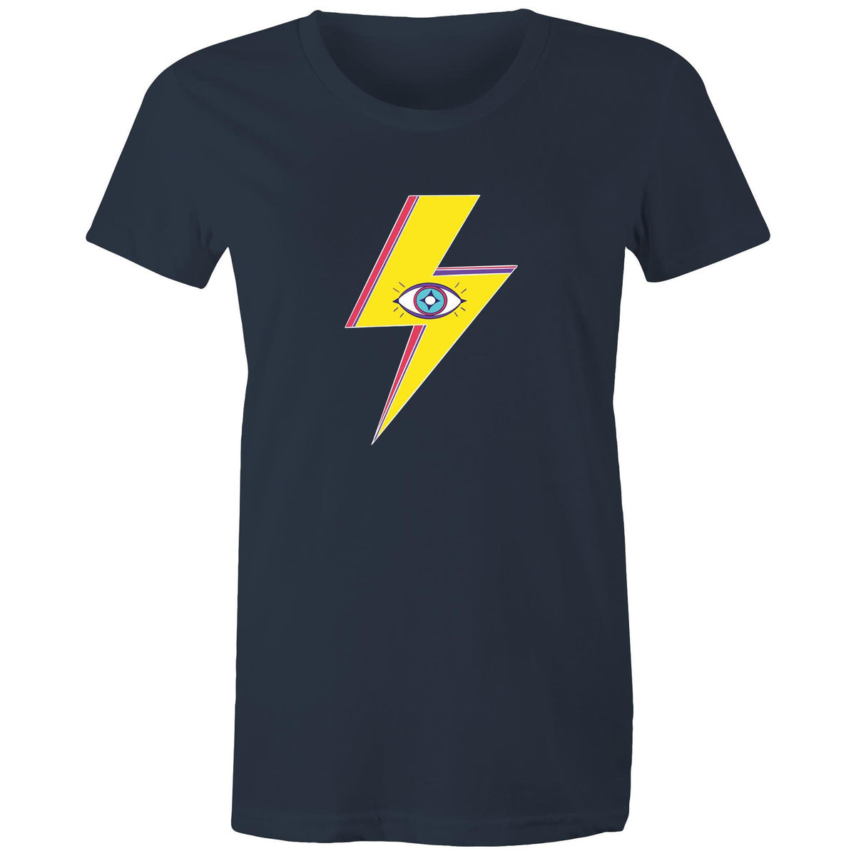 Women's Lightning Bolt Eye T-shirt