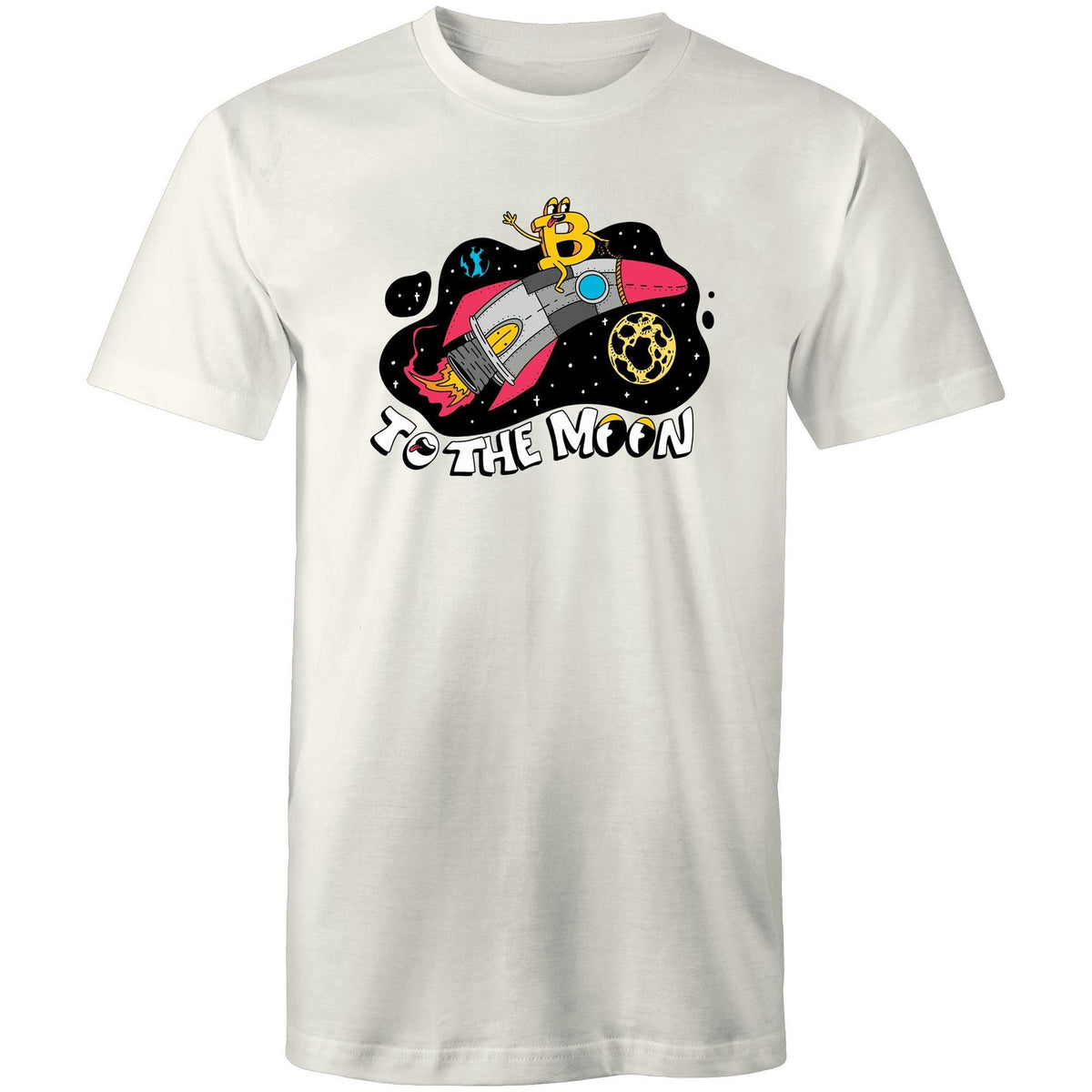 Men's Bitcoin Rocket T-shirt