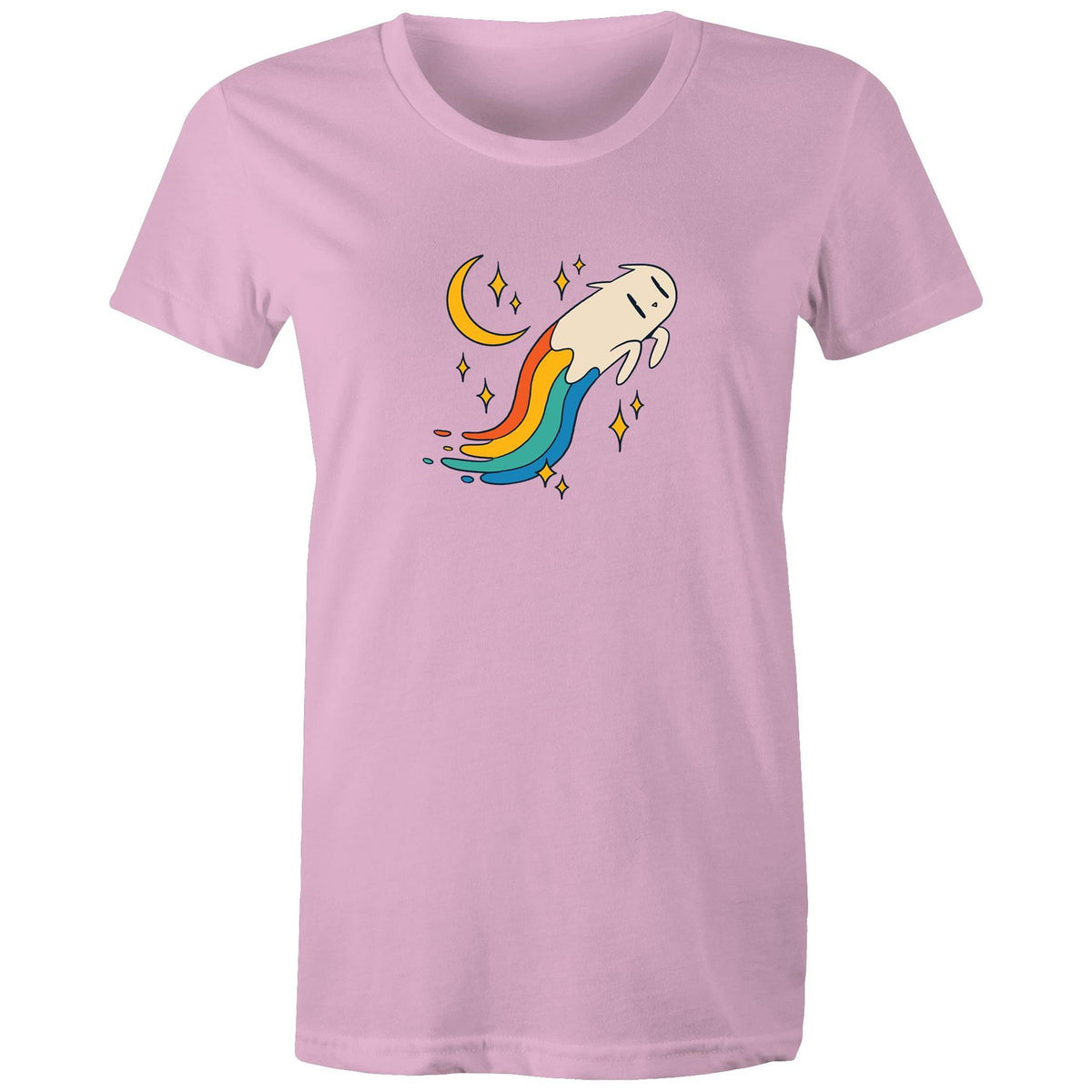 Women's Rainbow Cat T-shirt