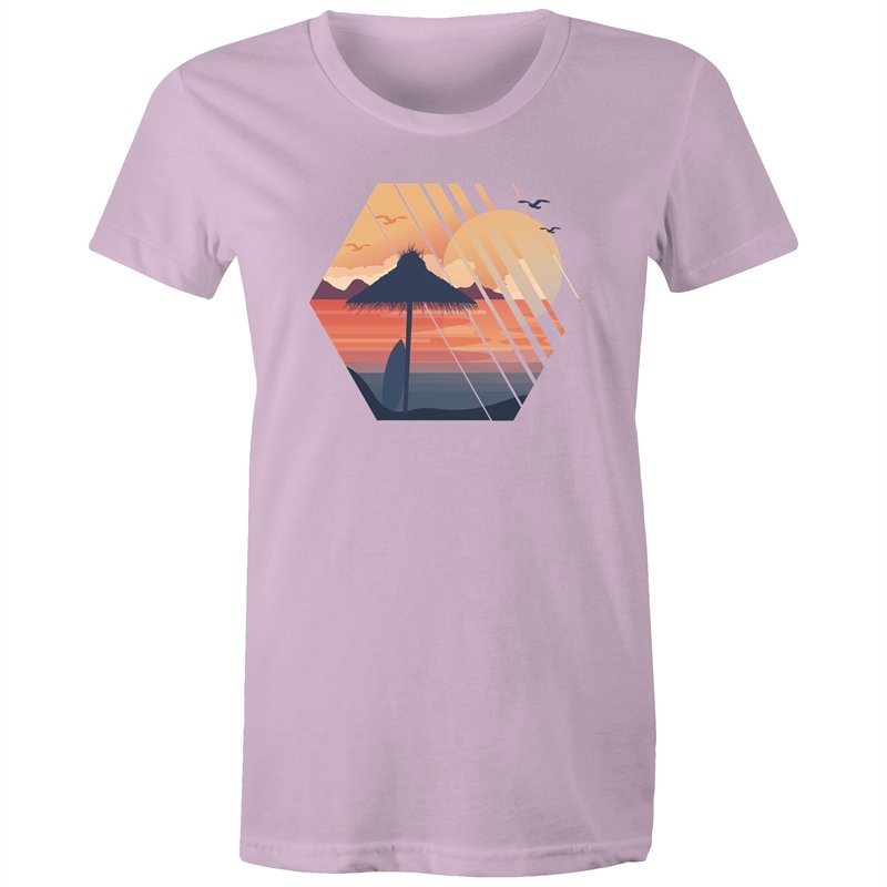 Women's Chilled Sunset Beach T-shirt
