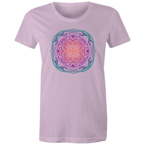 Women's Colourful Mandala T-shirt
