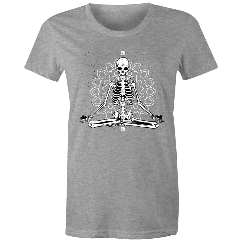 Women's Meditating Skeleton T-shirt