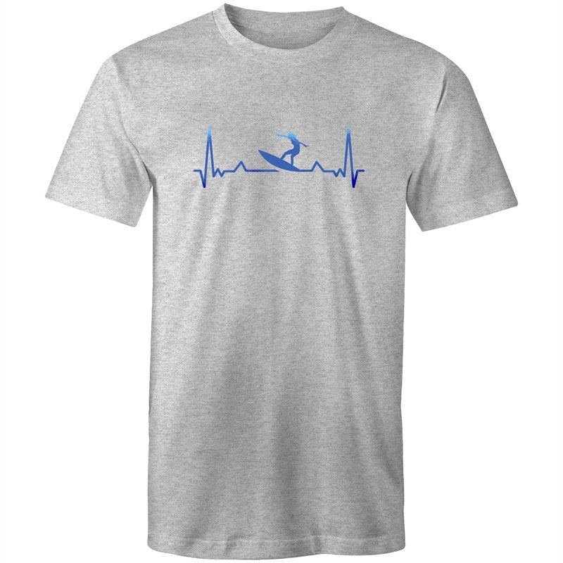 Men's Surfing Heart-Beat T-shirt