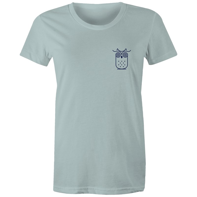 Women's Awake Owl Pocket T-shirt
