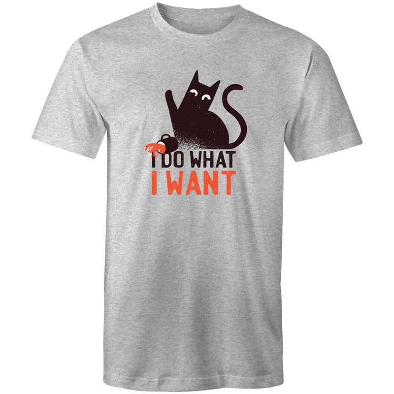 Men's Funny I Do What I Want Cat T-shirt
