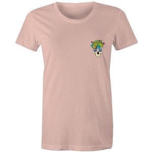 Women's Cactus Skull Pocket T-shirt
