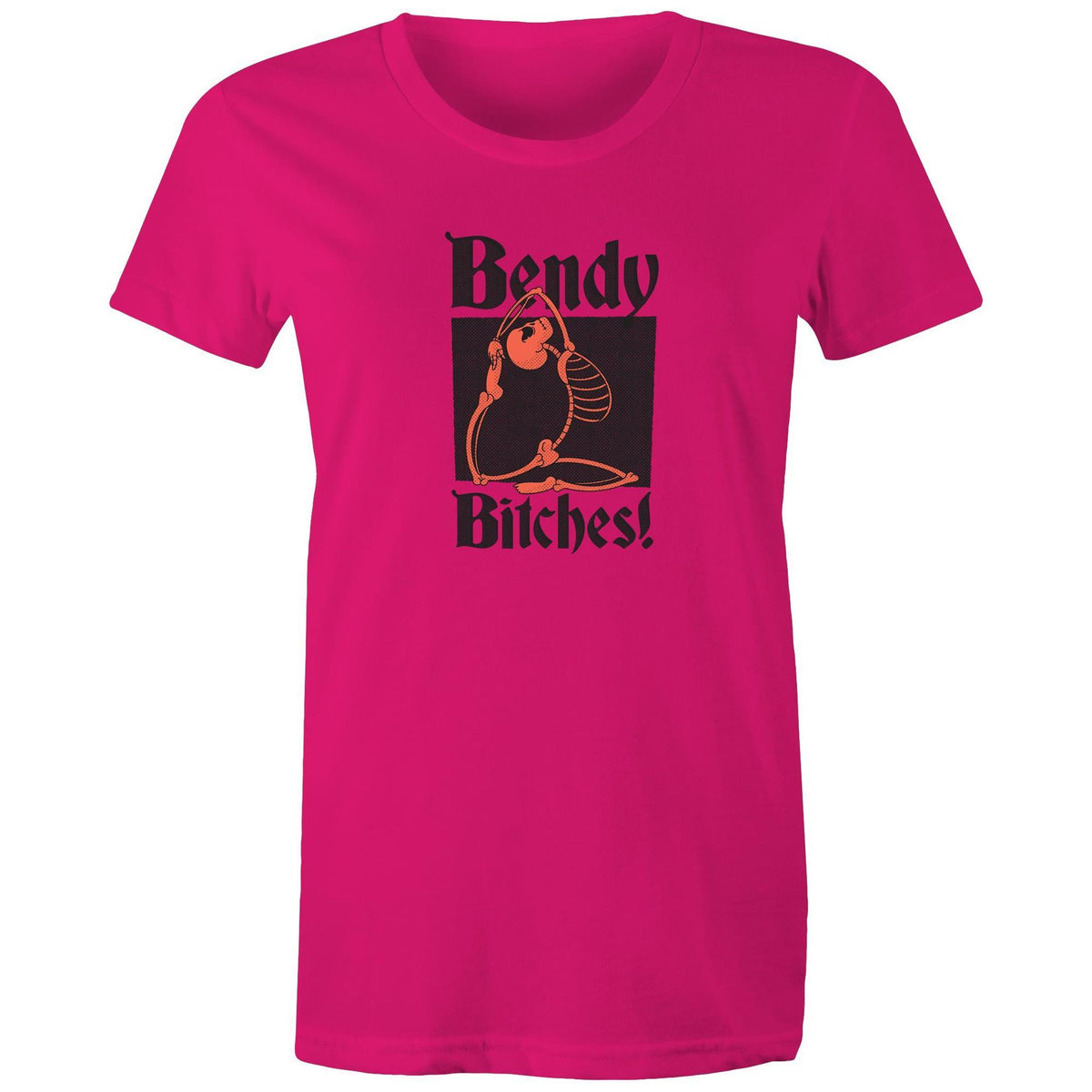 Women's Bendy Bitches Yoga T-shirt