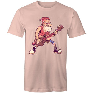 Men's Santa Christmas Rock T-shirt