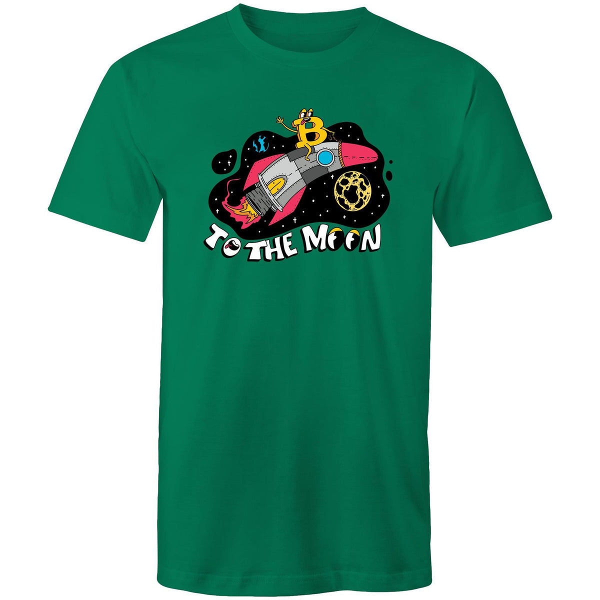 Men's Bitcoin Rocket T-shirt