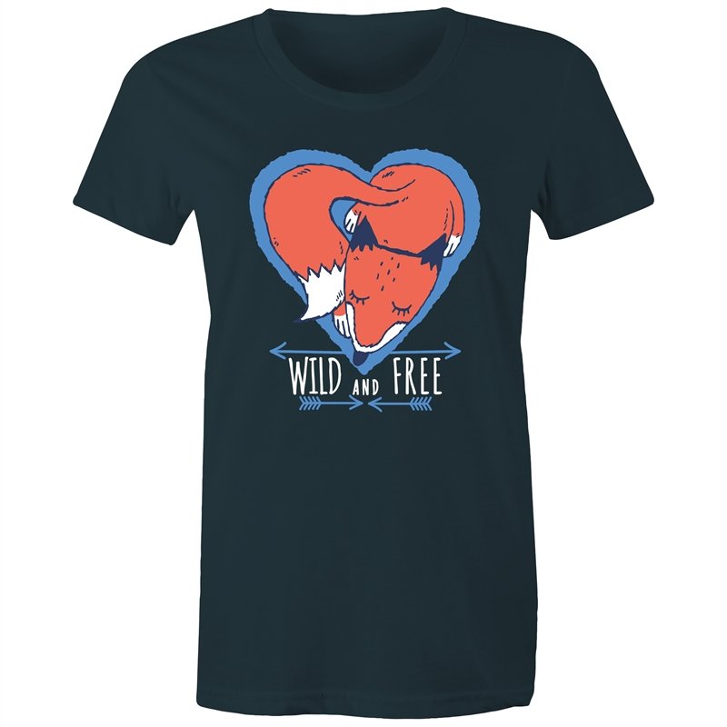 Women's Cute Wild And Free T-shirt