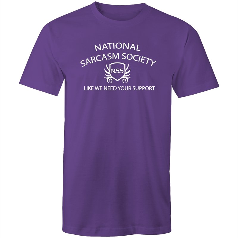 Men's National Sarcasm Society T-shirt