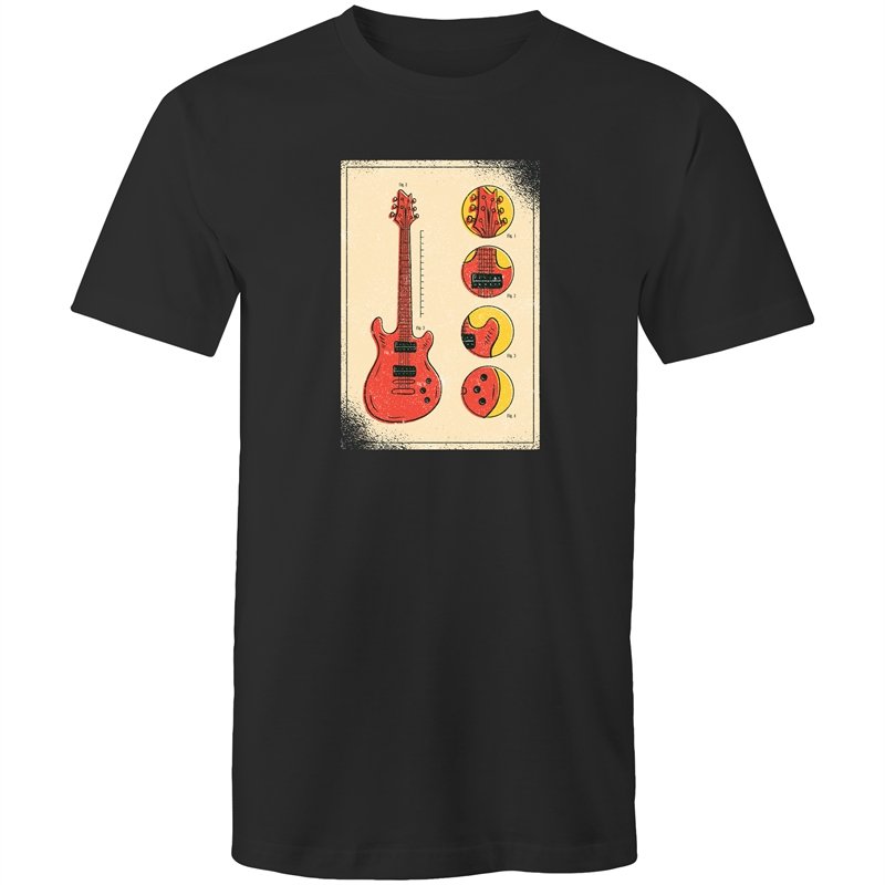 Men's Guitar Diagram T-shirt