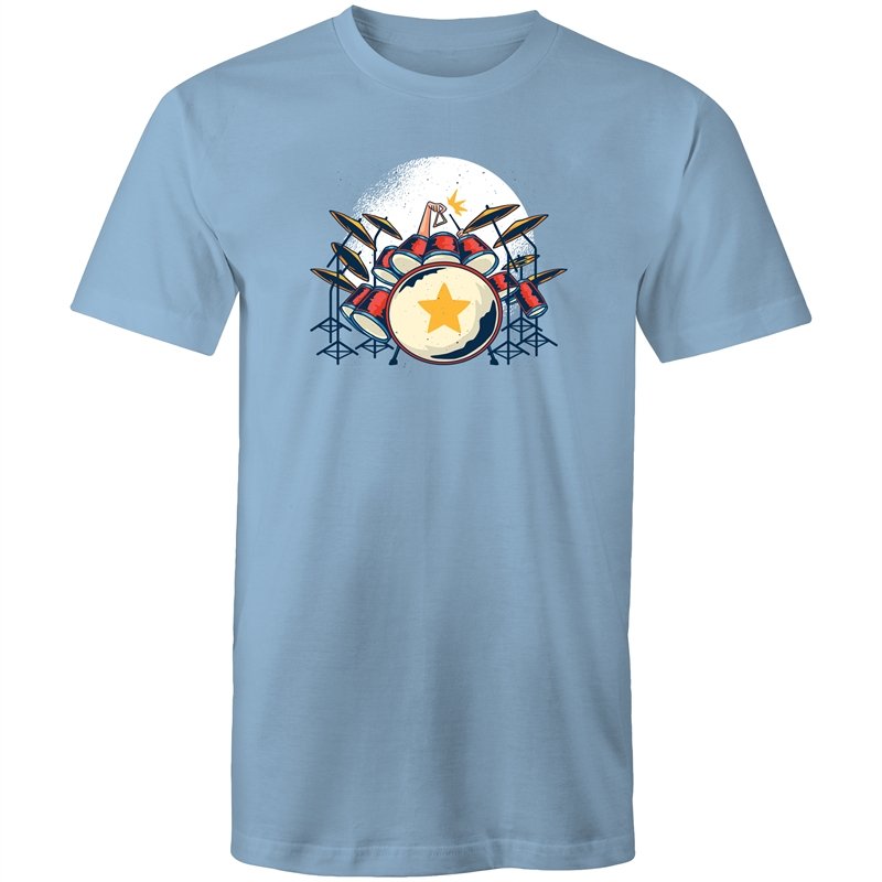 Men's Drum Kit Triangle T-shirt