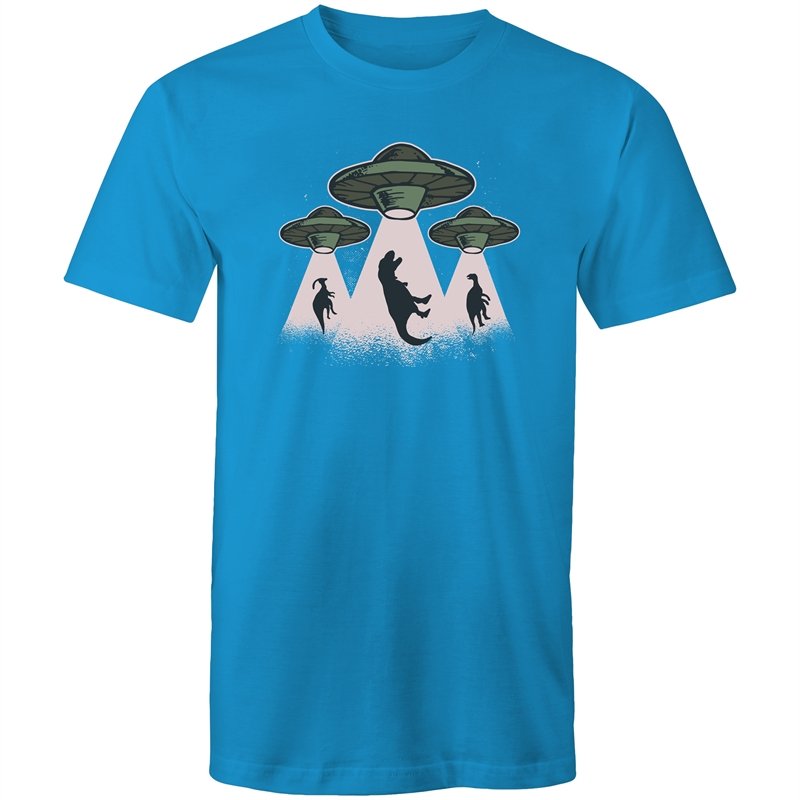 Men's Alien Dinosaur Abduction T-shirt
