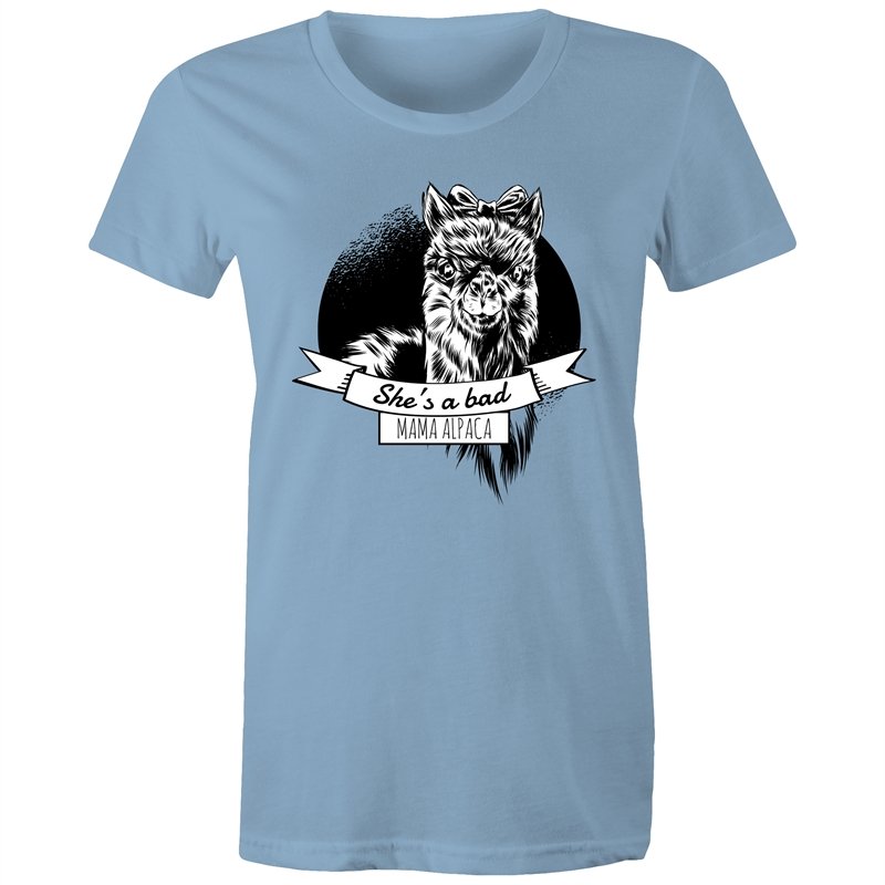Women's She's A Bad Mama Alpaca T-shirt
