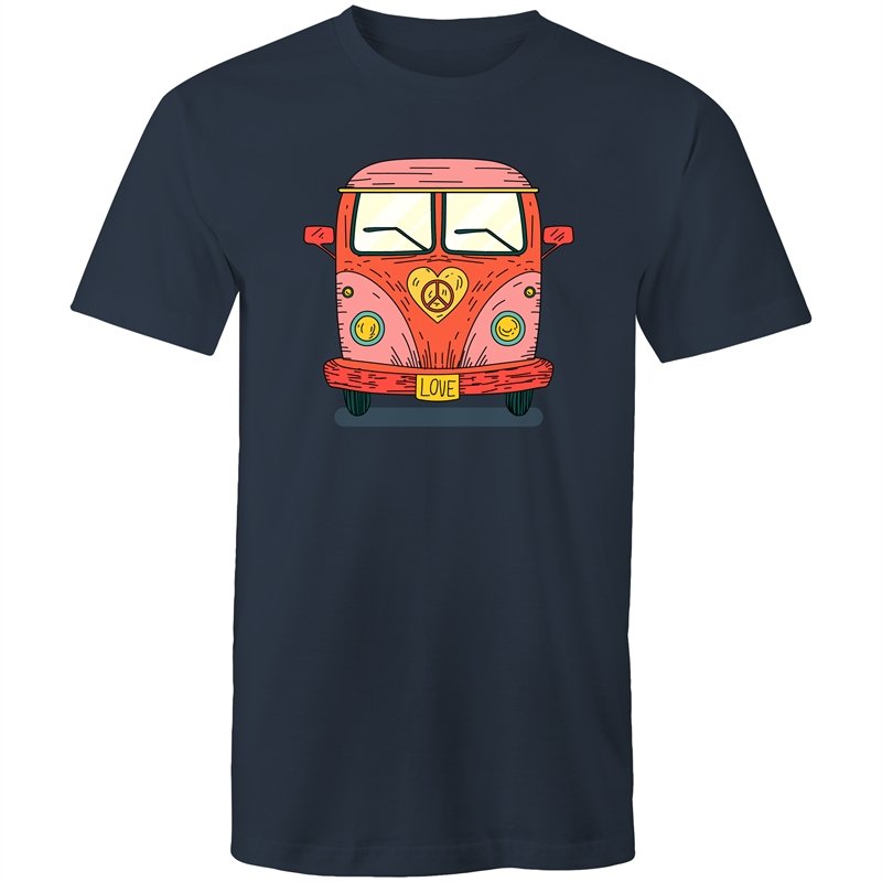 Men's Hippie Love Bus T-shirt