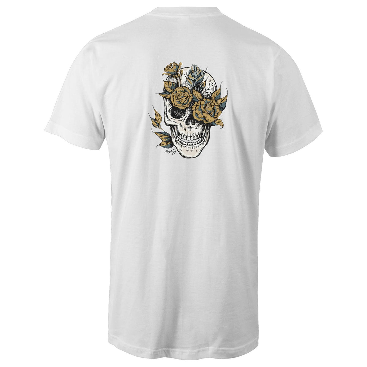 Men's Flower Skull Tall T-shirt