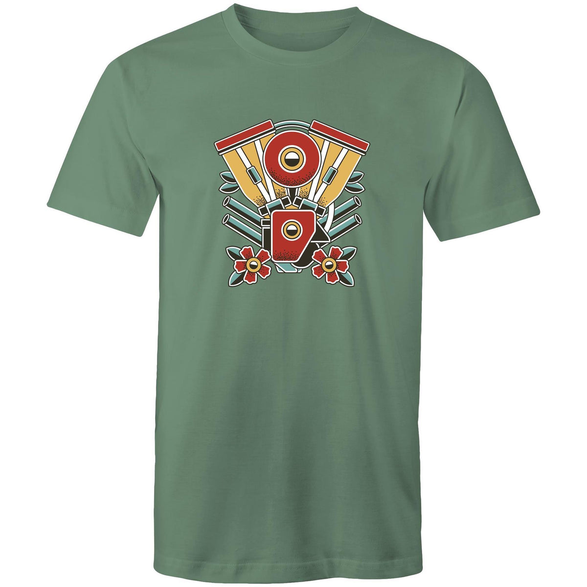 Men's Motorbike Tattoo T-shirt