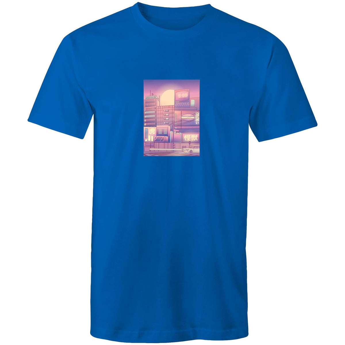 Men's Vaporwave City T-shirt - The Hippie House