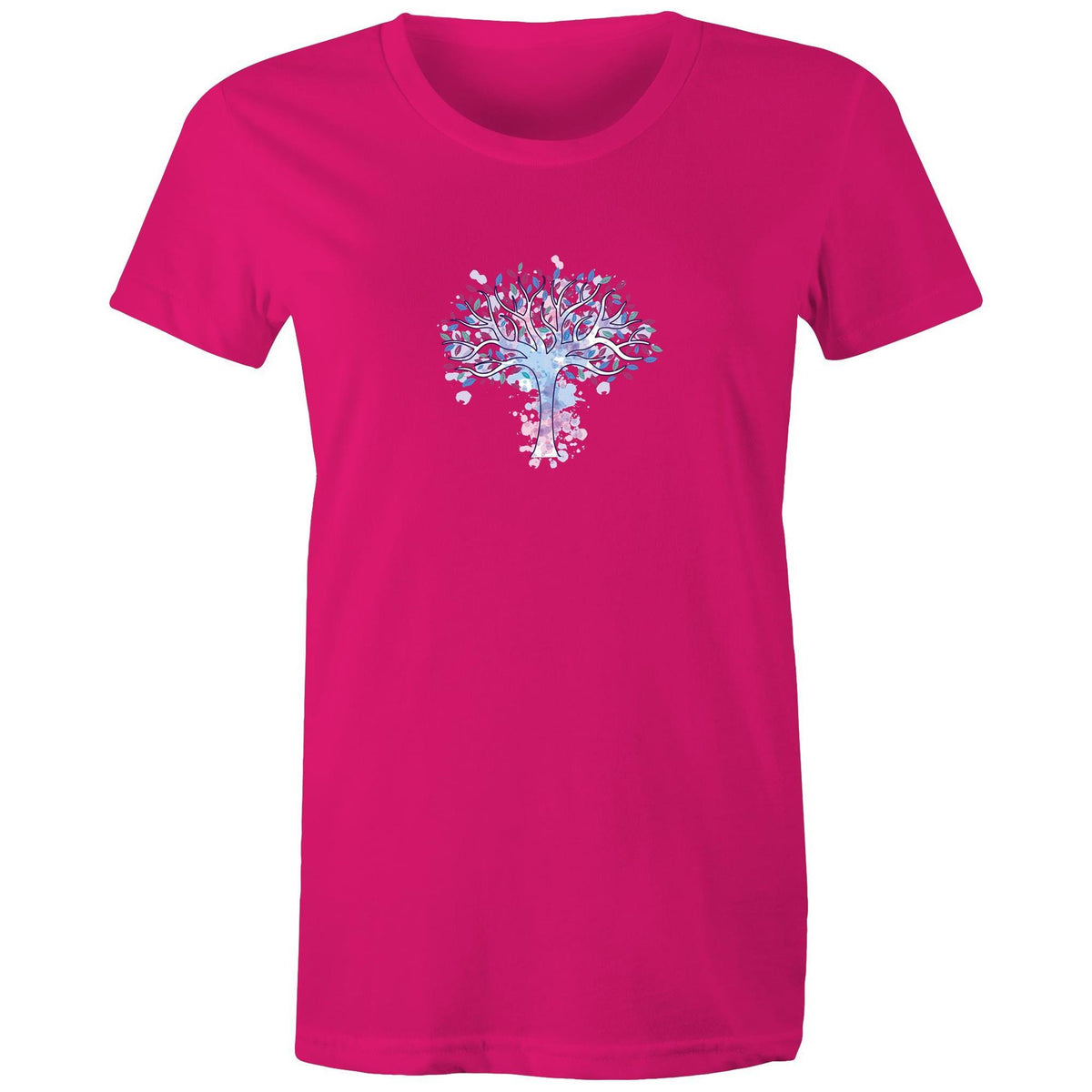Women's Tree Of Life Watercolour T-shirt