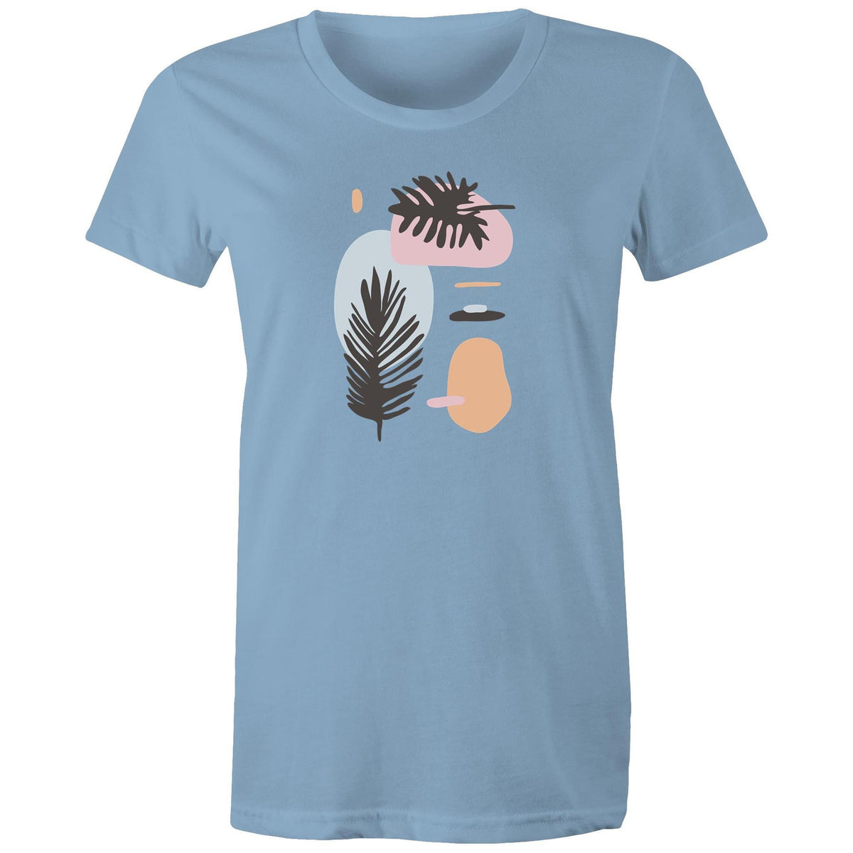 Women's Abstract Leaves T-shirt