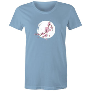 Women's Cherry Blossom Moon T-shirt