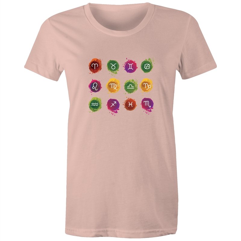 Women's Horoscope Badge T-shirt