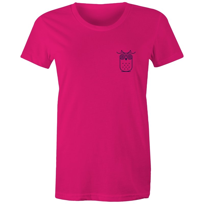 Women's Awake Owl Pocket T-shirt