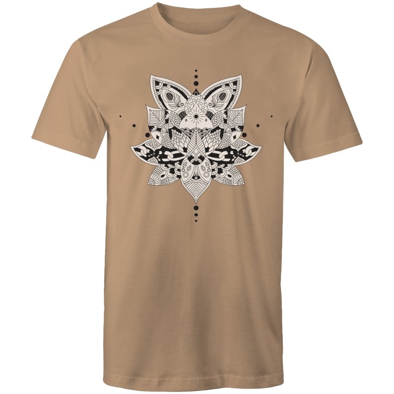Men's Lotus Mandala Yoga T-shirt
