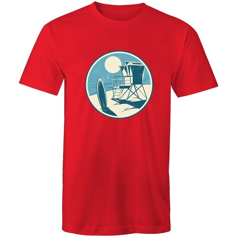 Men's LifeGuard Tower Beach T-shirt