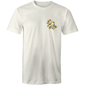Men's Abstract 3D Pocket T-shirt
