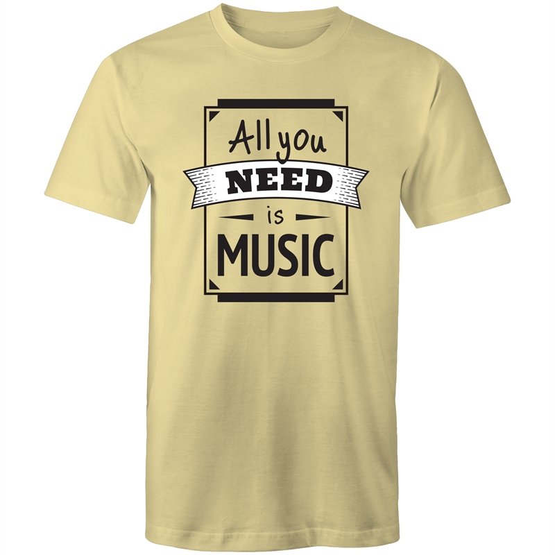 Men's All You Need Is Music T-shirt