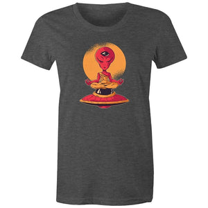 Women's Meditating Alien T-shirt