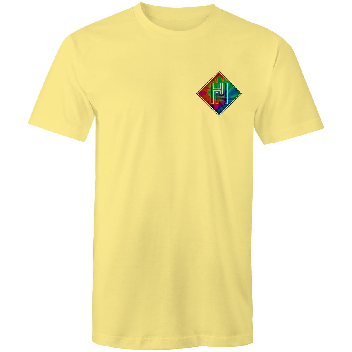 Men's Tie Dye Hippie House Pocket T-Shirt