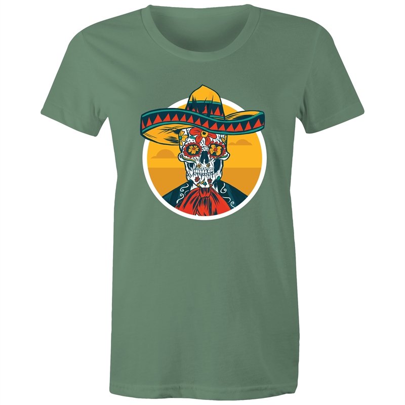 Women's Mexican Sugar Skull T-shirt