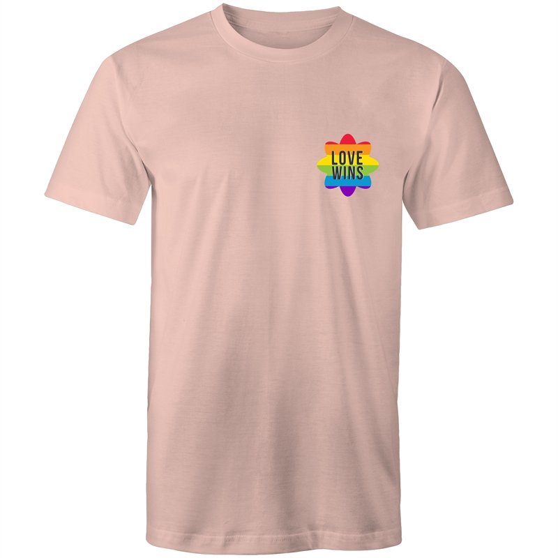 Men's Love Wins Pocket T-shirt
