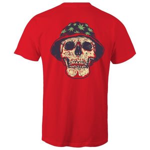 Men's Skull Weed Cap Tee