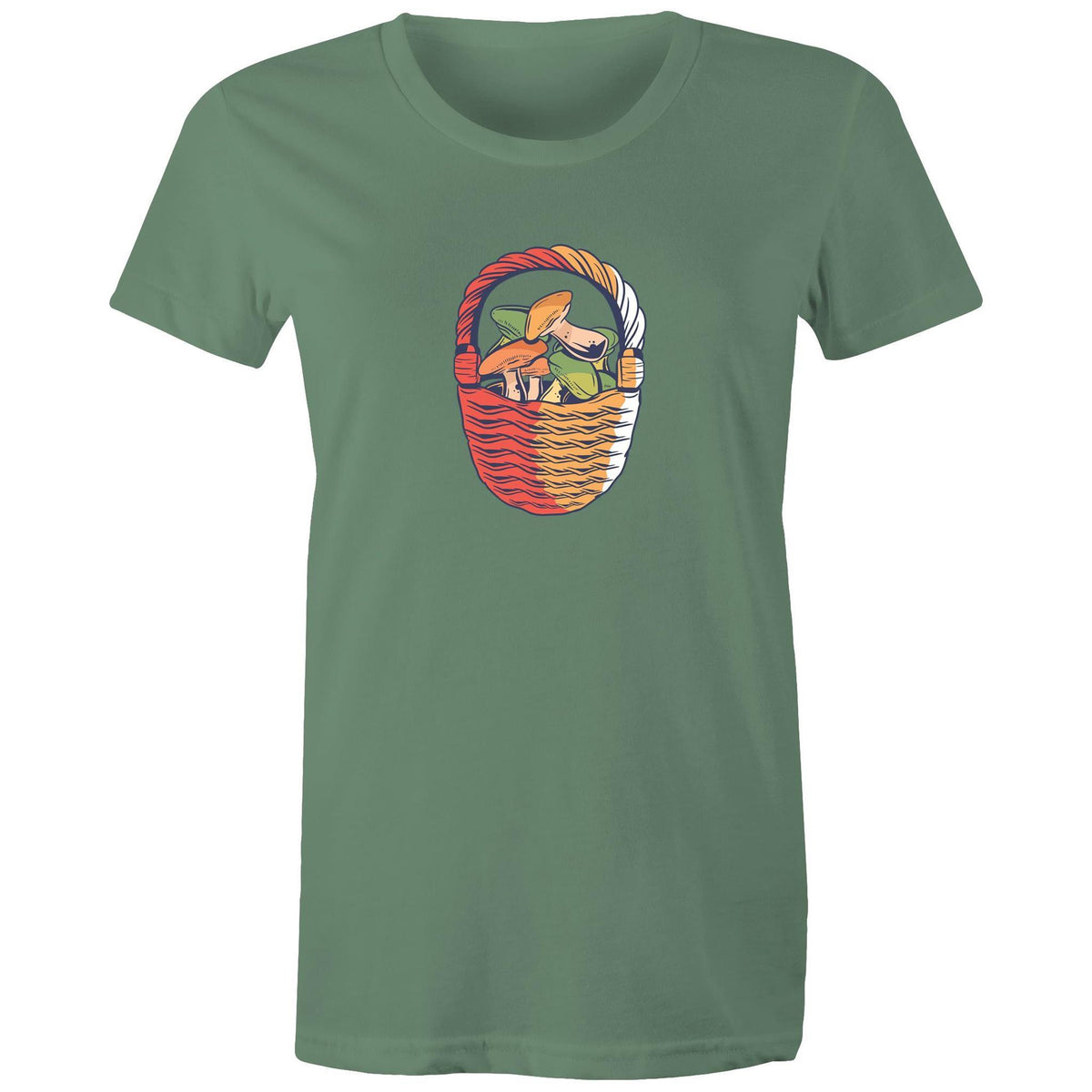 Women's Mushroom Basket T-shirt