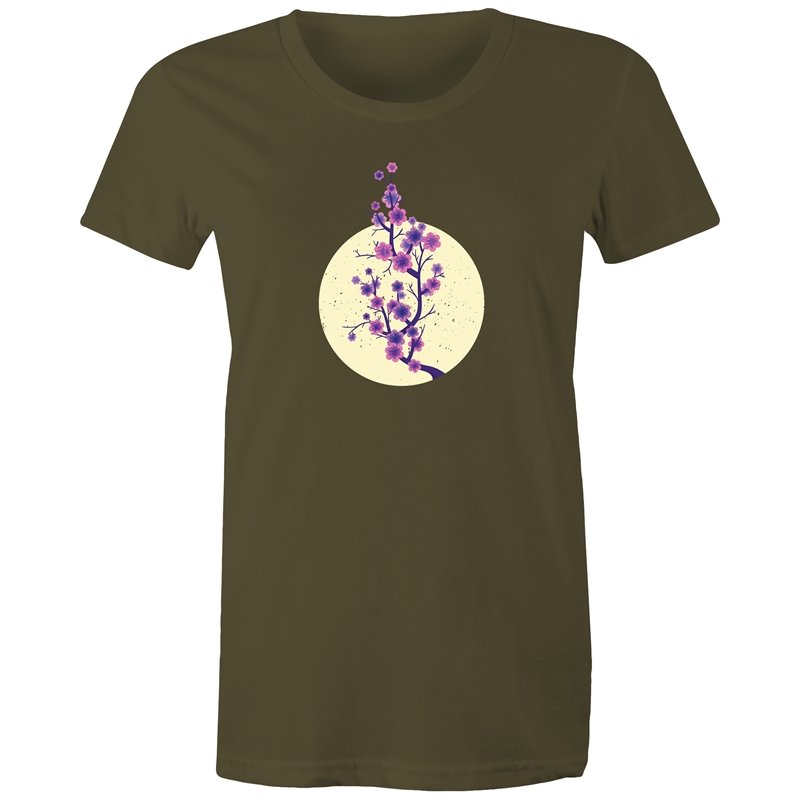 Women's Japanese Flower T-shirt