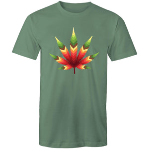 Men's Cannabis Leaf Art T-shirt