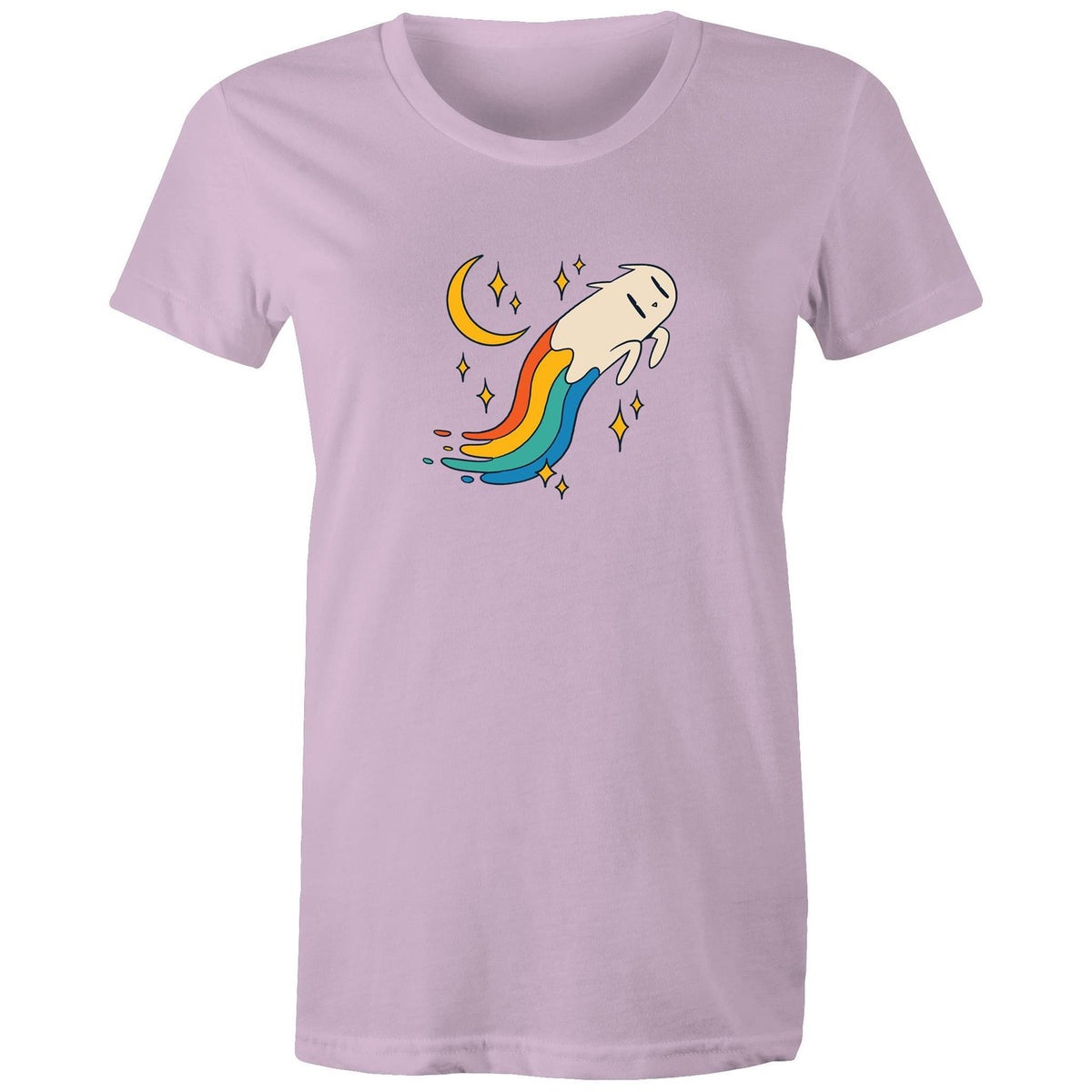 Women's Rainbow Cat T-shirt