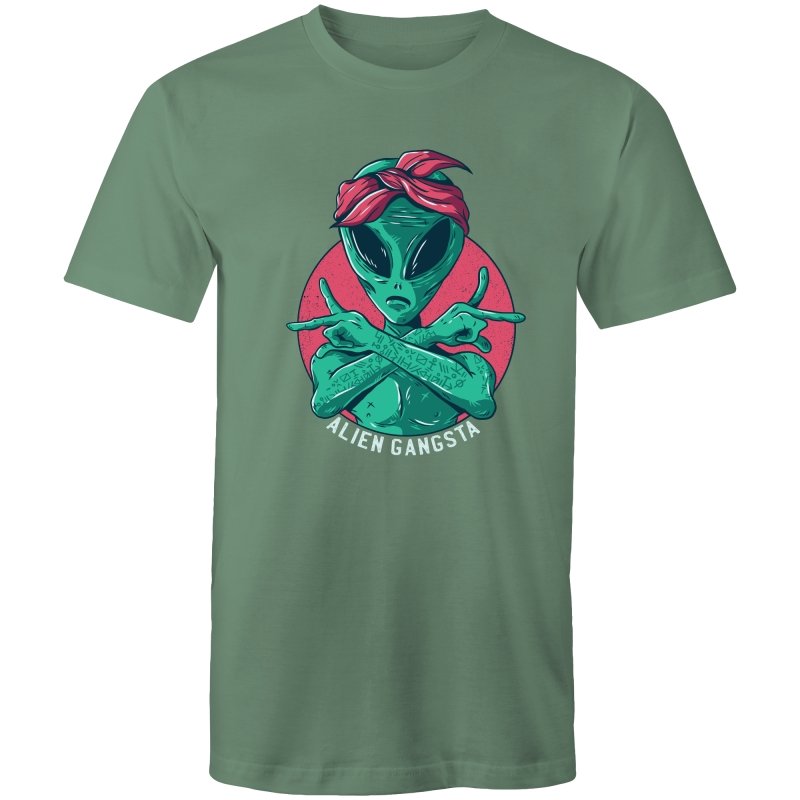 Men's Gangsta Alien T-shirt